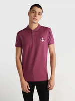 Polo Calvin Klein Hombre Morado