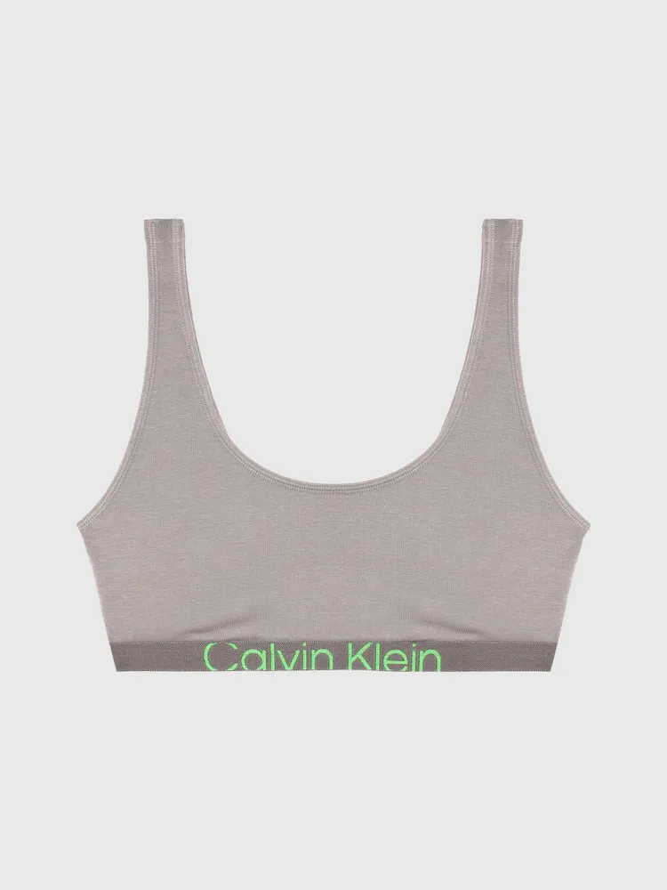 Bralette Calvin Klein Future Shift Unlined Mujer Gris