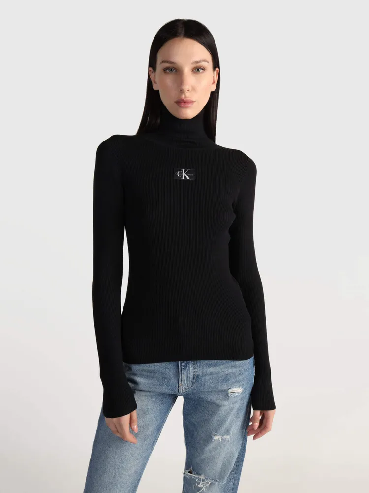 Suéter Calvin Klein Mujer Negro