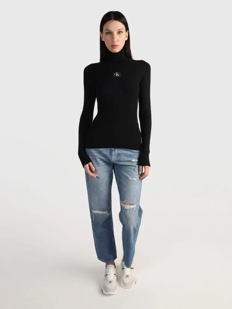 Suéter Calvin Klein Mujer Negro