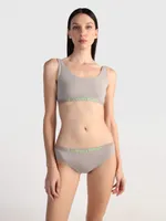 Bralette Calvin Klein Future Shift Unlined Mujer Gris