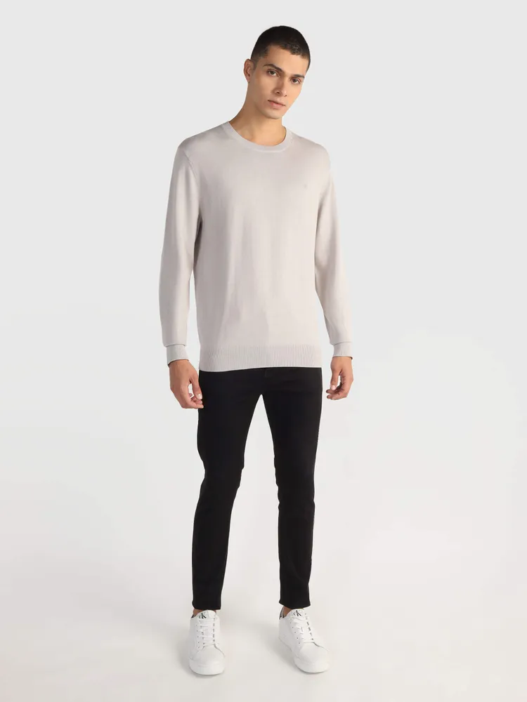 Suéter Calvin Klein Hombre Gris