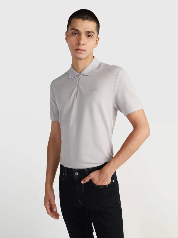 Polo Calvin Klein Athletic Hombre Gris