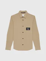 Camisa Calvin Klein Hombre Beige