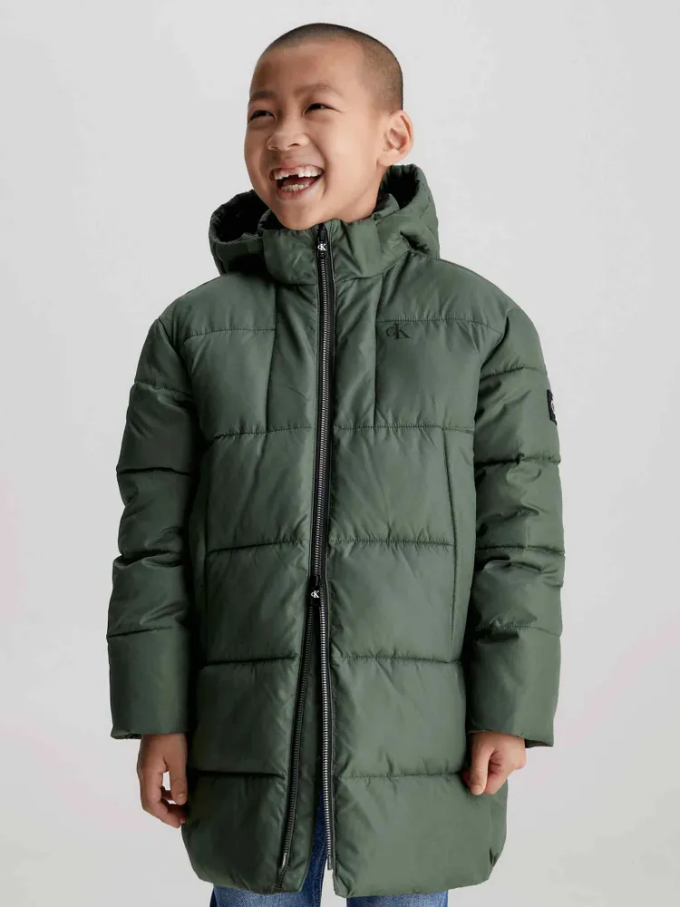 Chamarra Calvin Klein Puffer Niño Verde