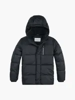 Chamarra Calvin Klein Puffer Niño Negro