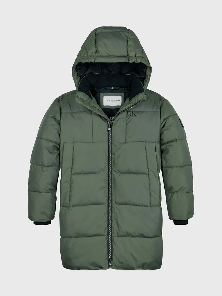 Chamarra Calvin Klein Puffer Niño Verde