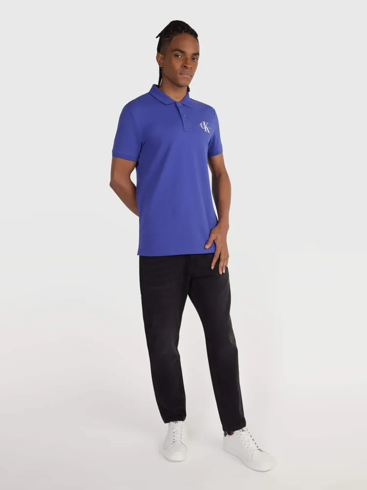 Polo Calvin Klein Hombre Azul