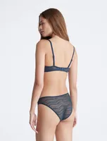 Brasier Calvin Klein Lightly Lined Mujer Azul