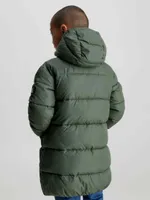 Chamarra Calvin Klein Puffer Niño Verde