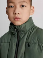 Chamarra Calvin Klein Puffer Niño Verde