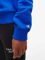 Sudadera Calvin Klein Logo Niño Azul