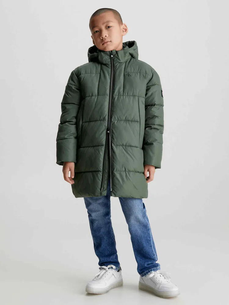 Chamarra Calvin Klein Puffer Niño Verde