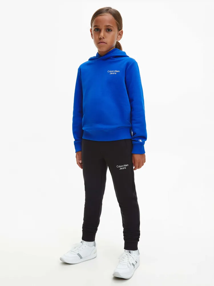 Sudadera Calvin Klein Logo Niño Azul