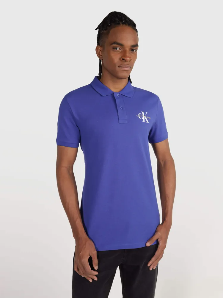 Polo Calvin Klein Hombre Azul