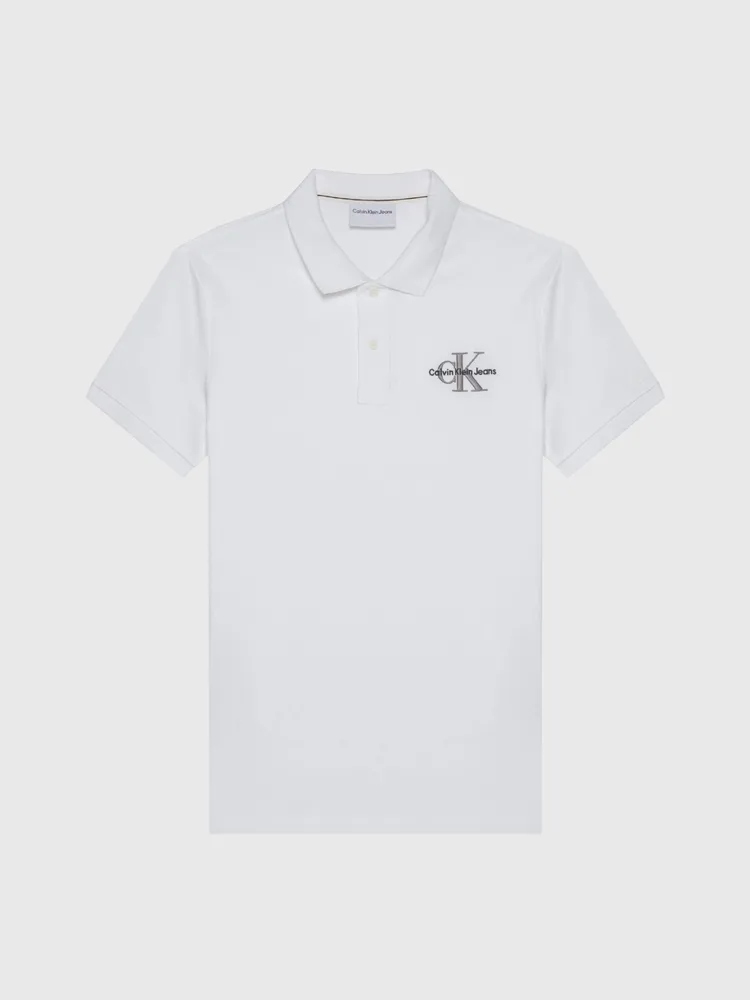 Polo Calvin Klein Hombre Blanco