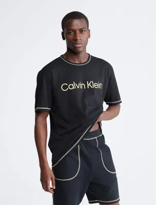Playera Calvin Klein de Pijama Hombre Negro