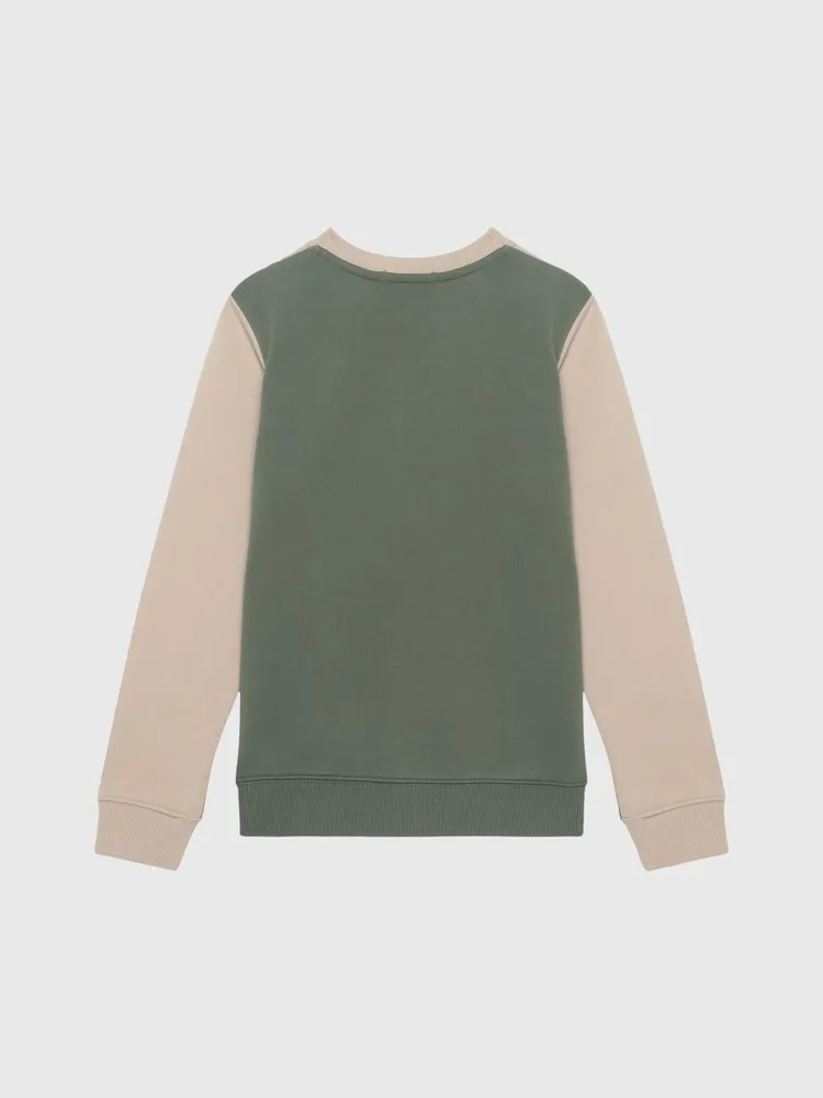 Sudadera Calvin Klein Niño Verde Olivo