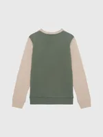 Sudadera Calvin Klein Niño Verde Olivo