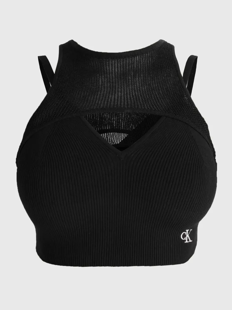 Top Calvin Klein Mujer Negro