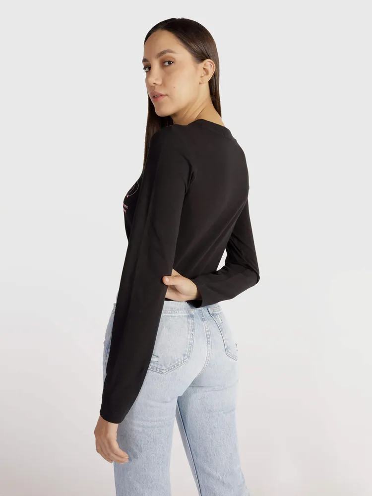 Top Calvin Klein Mujer Negro