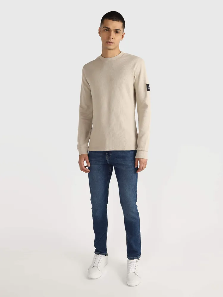 Playera Calvin Klein Hombre Beige