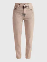 Jeans Calvin Klein Mom Mujer Beige