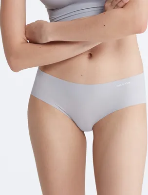 Hipster Calvin Klein Invisible Nylon Mujer Gris