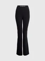 Pantalones Calvin Klein Acampanados Mujer Negro