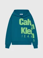 Sudadera Calvin Klein Estampado Niño Azul