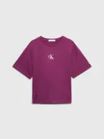 Playera Calvin Klein Niña Morado