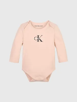 Pañalero Calvin Klein Logo Bebé Rosa