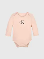 Pañalero Calvin Klein Logo Bebé Rosa