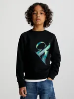 Sudadera Calvin Klein Estampado Niño Negro