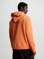 Sudadera Calvin Klein Logo Hombre Naranja