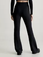 Pantalones Calvin Klein Acampanados Mujer Negro