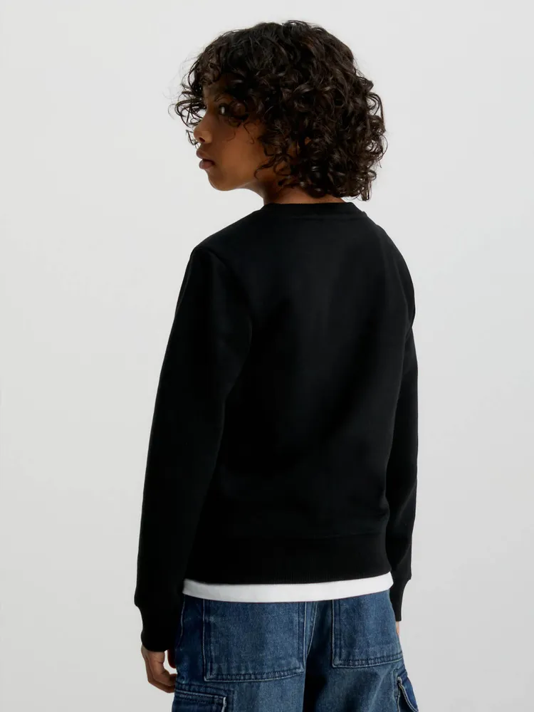 Sudadera Calvin Klein Estampado Niño Negro