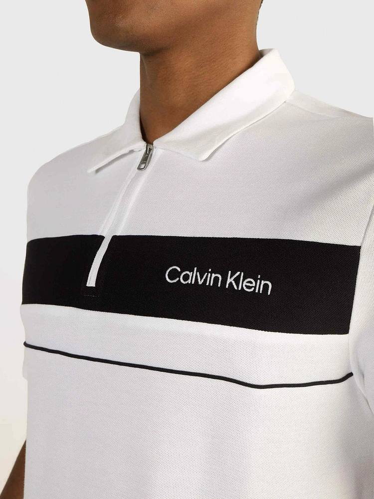 Polo Calvin Klein Hombre Blanco