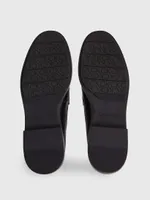 Mocasines Calvin Klein de Piel Mujer Negro