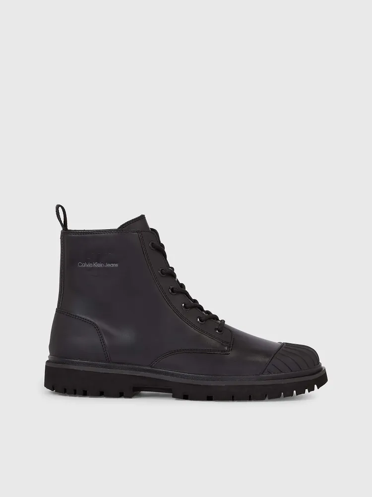 Botas Calvin Klein de Piel Hombre Negro