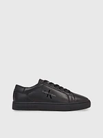 Tenis Calvin Klein con Monograma Hombre Negro