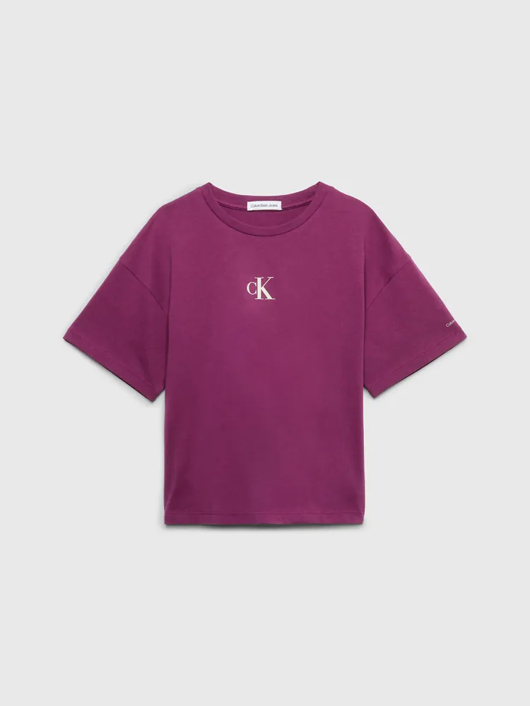 Playera Calvin Klein Niña Morado