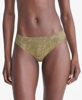 Tanga Calvin Klein Estampado Mujer Verde