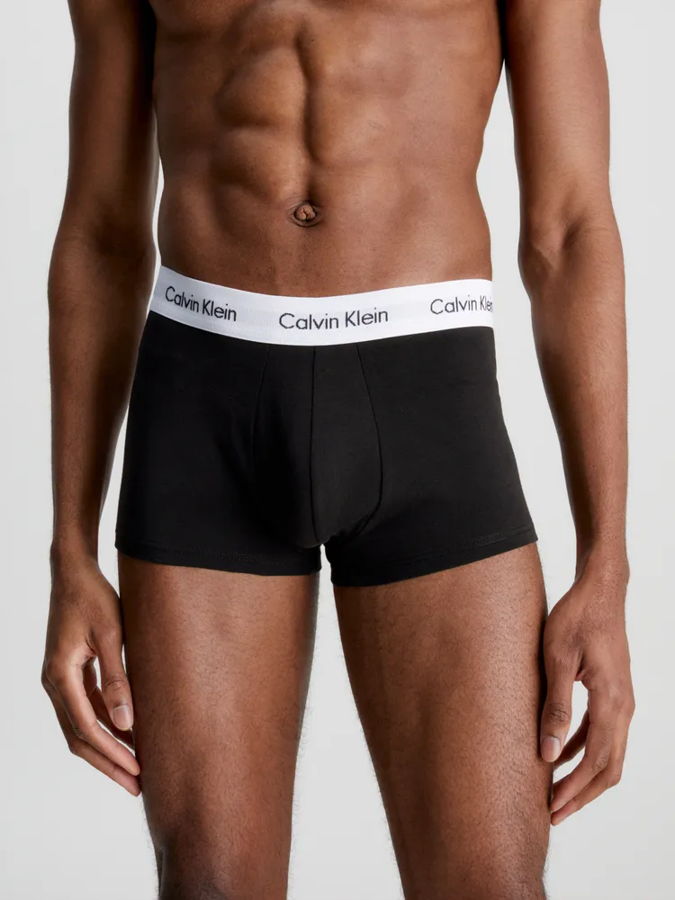 Trunks Calvin Klein Cotton Stretch Paquete de 3 Hombre Negro