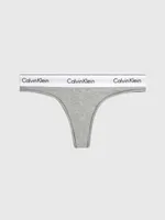 Tanga Calvin Klein Modern Cotton Mujer Gris