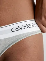 Tanga Calvin Klein Modern Cotton Mujer Gris