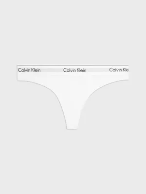 Tanga Calvin Klein Modern Cotton Mujer Blanco