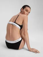 Bikini Calvin Klein Modern Cotton Mujer Negro