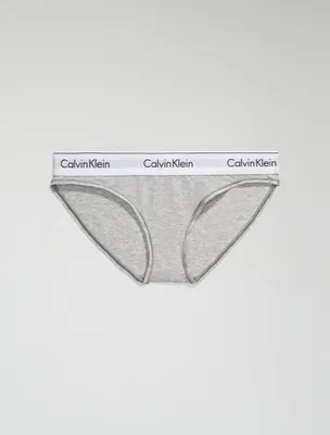 Bikini Calvin Klein Modern Cotton Mujer Gris