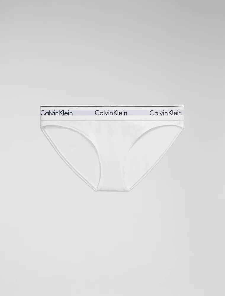 Bikini Calvin Klein Modern Cotton Mujer Blanco